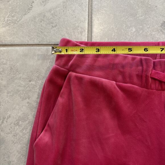Juicy Couture Velour Joggers Women’s Sz S Pink Drawstring Sweatpants Athleisure - Picture 5 of 9